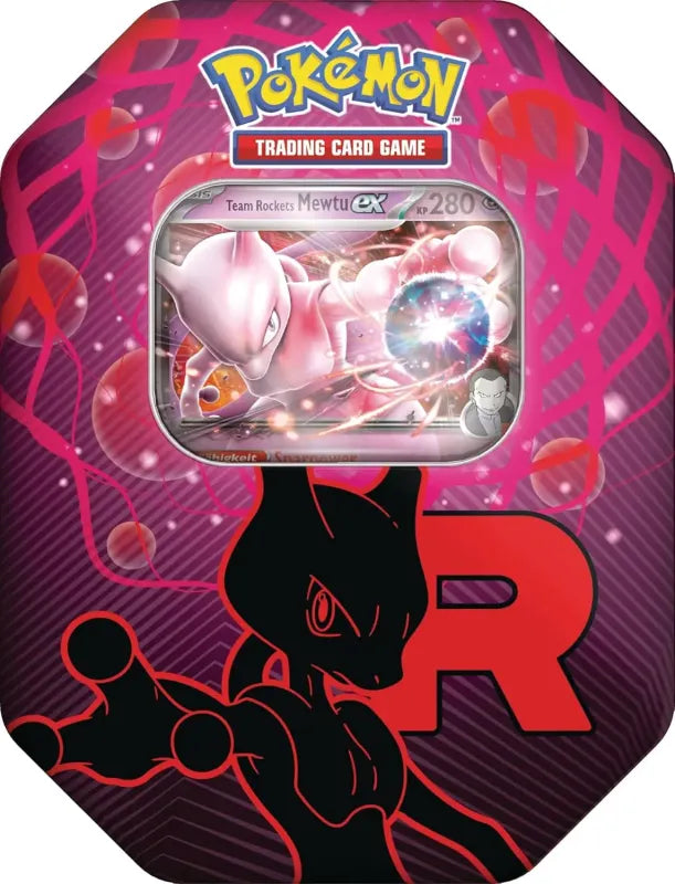Pokemon TCG - Team Rockets Mewtu ex Tin (DE)