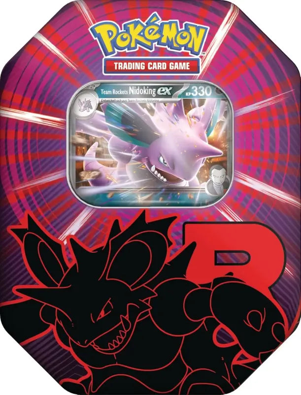 Pokemon TCG - Team Rockets Nidoking ex Tin (DE)
