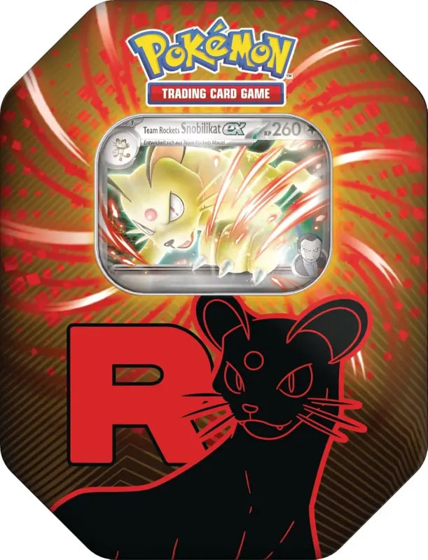 Pokemon TCG - Team Rockets Snobilikat ex Tin (DE)