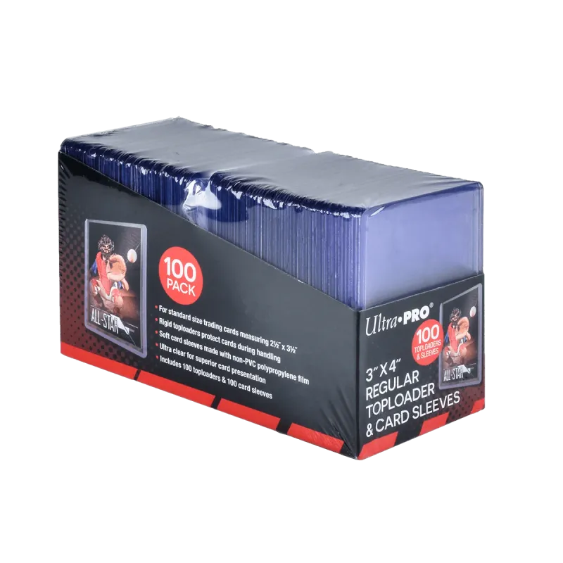 Ultra Pro - Bundle - 100 Regular Toploader + 100 Soft Sleeves